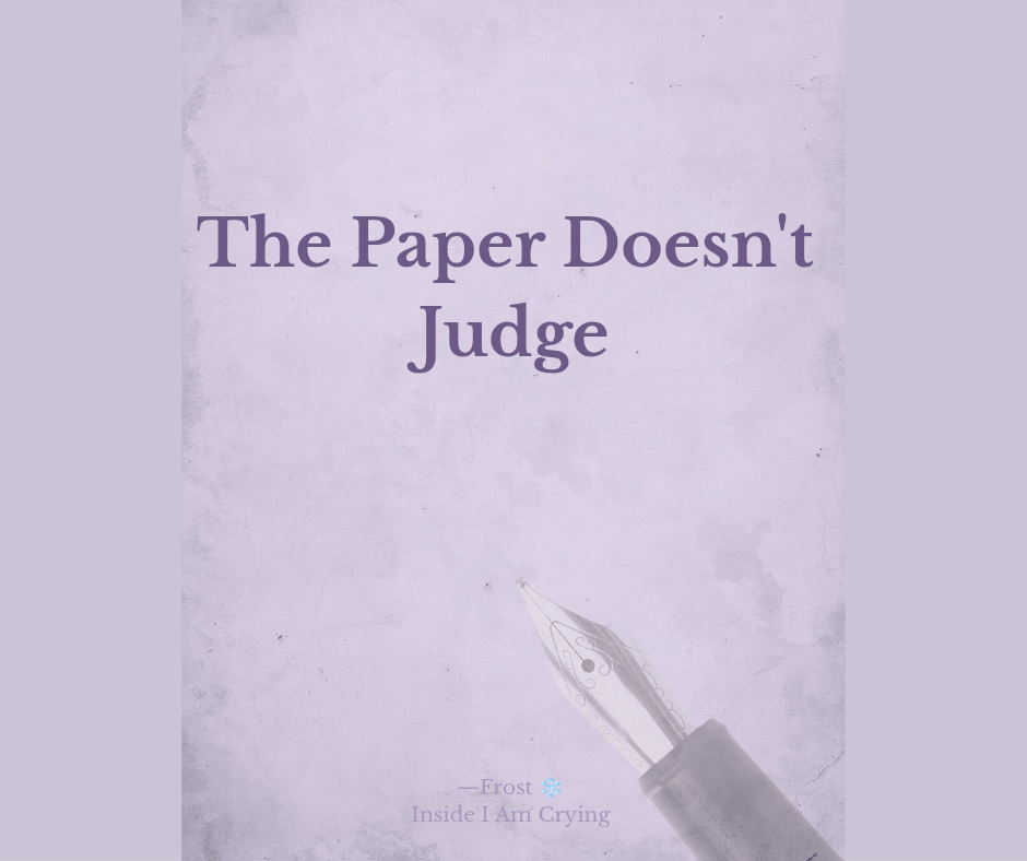 The Paper Doesn’t&nbsp;Judge