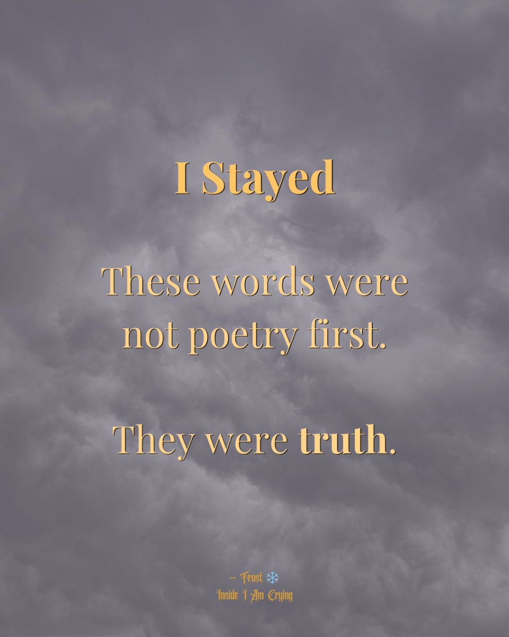 I Stayed