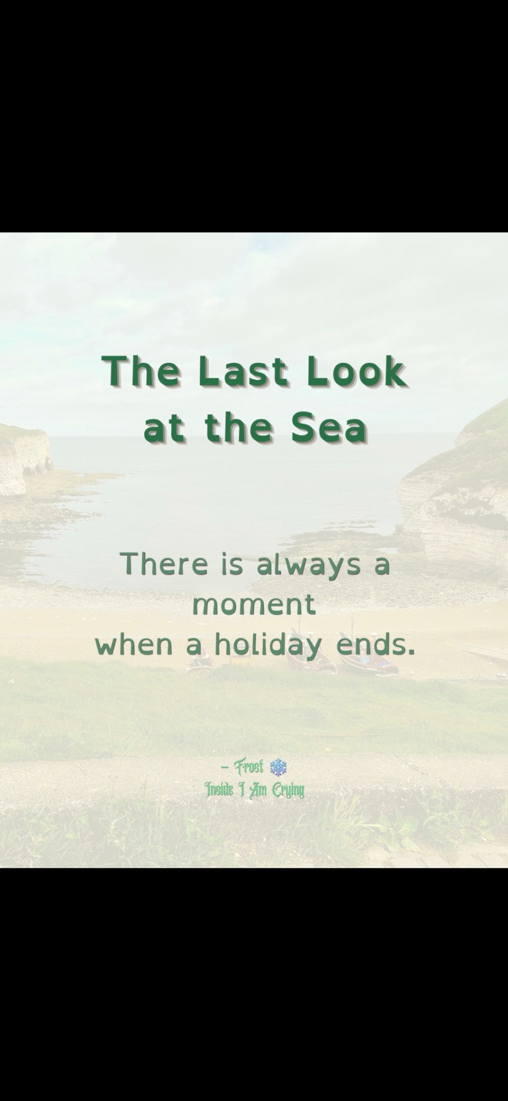 The Last Look at the&nbsp;Sea