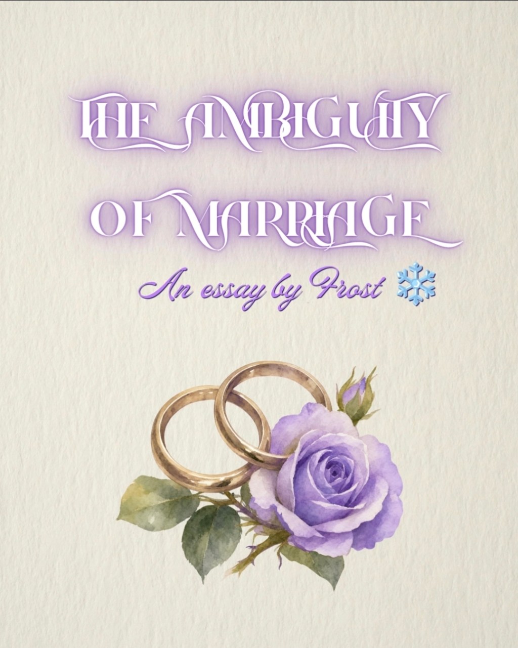 The Ambiguity of&nbsp;Marriage